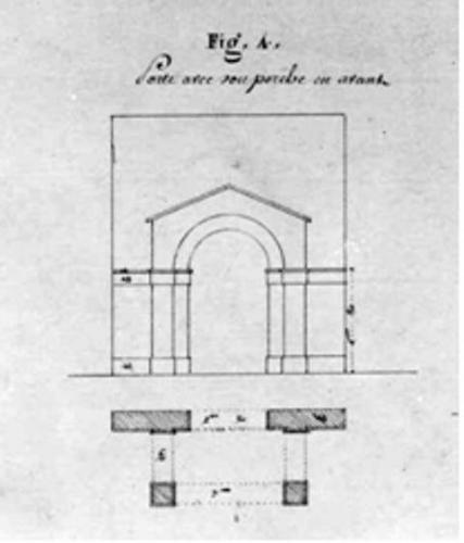 Coudray, Portalnische, 1804 